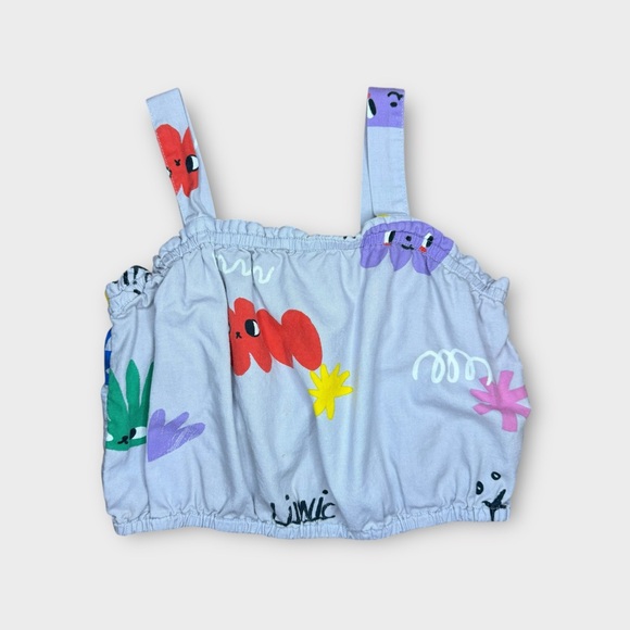 H&M Colorful Face Pattern 2 Piece Matching Set - Picture 2 of 6